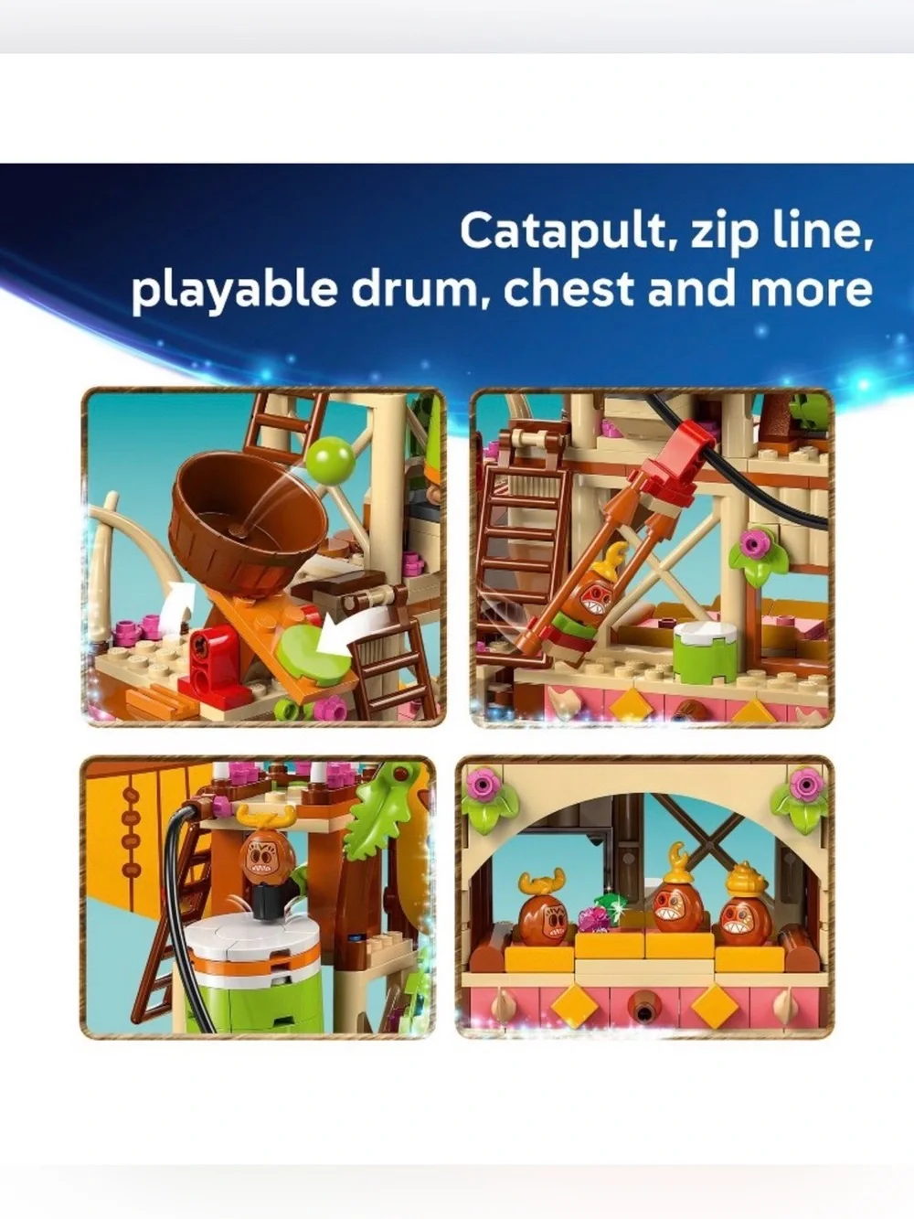NIB Disney Moana 2 Kakamora Barge LEGOS set